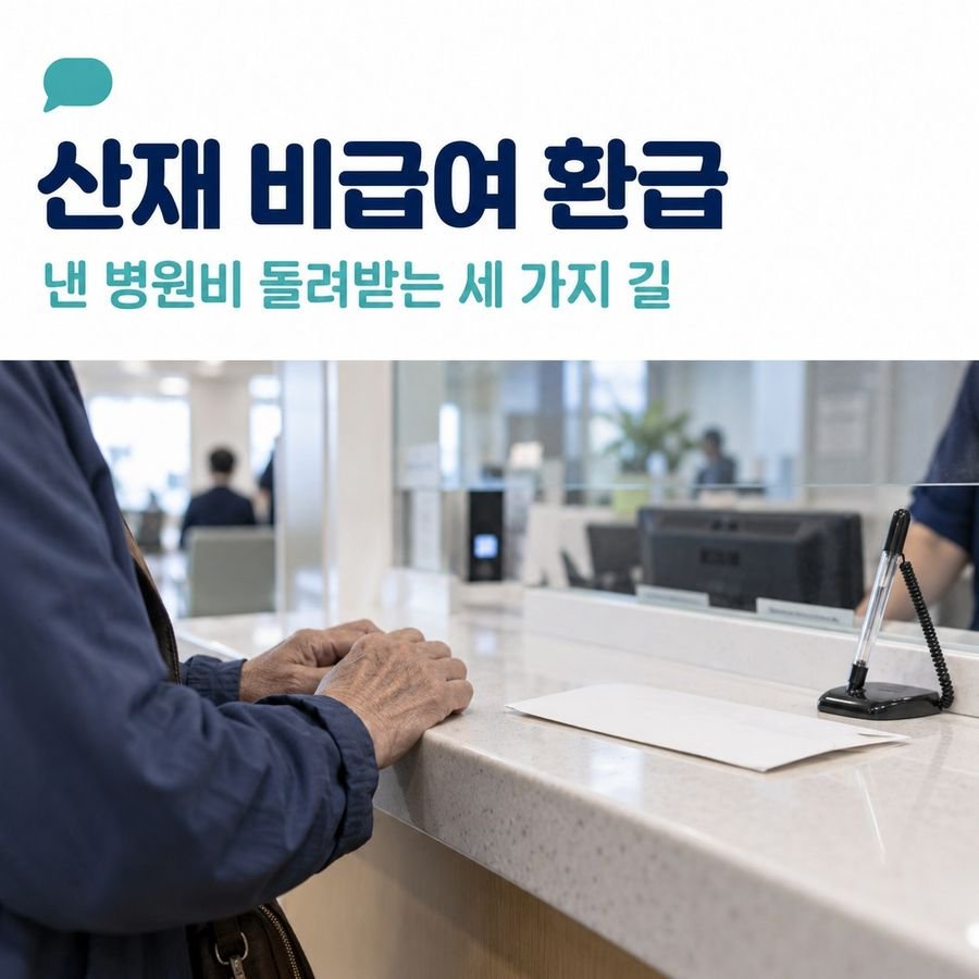 산재 비급여 환급 - 낸 병원비 돌려받는 세 가지 길