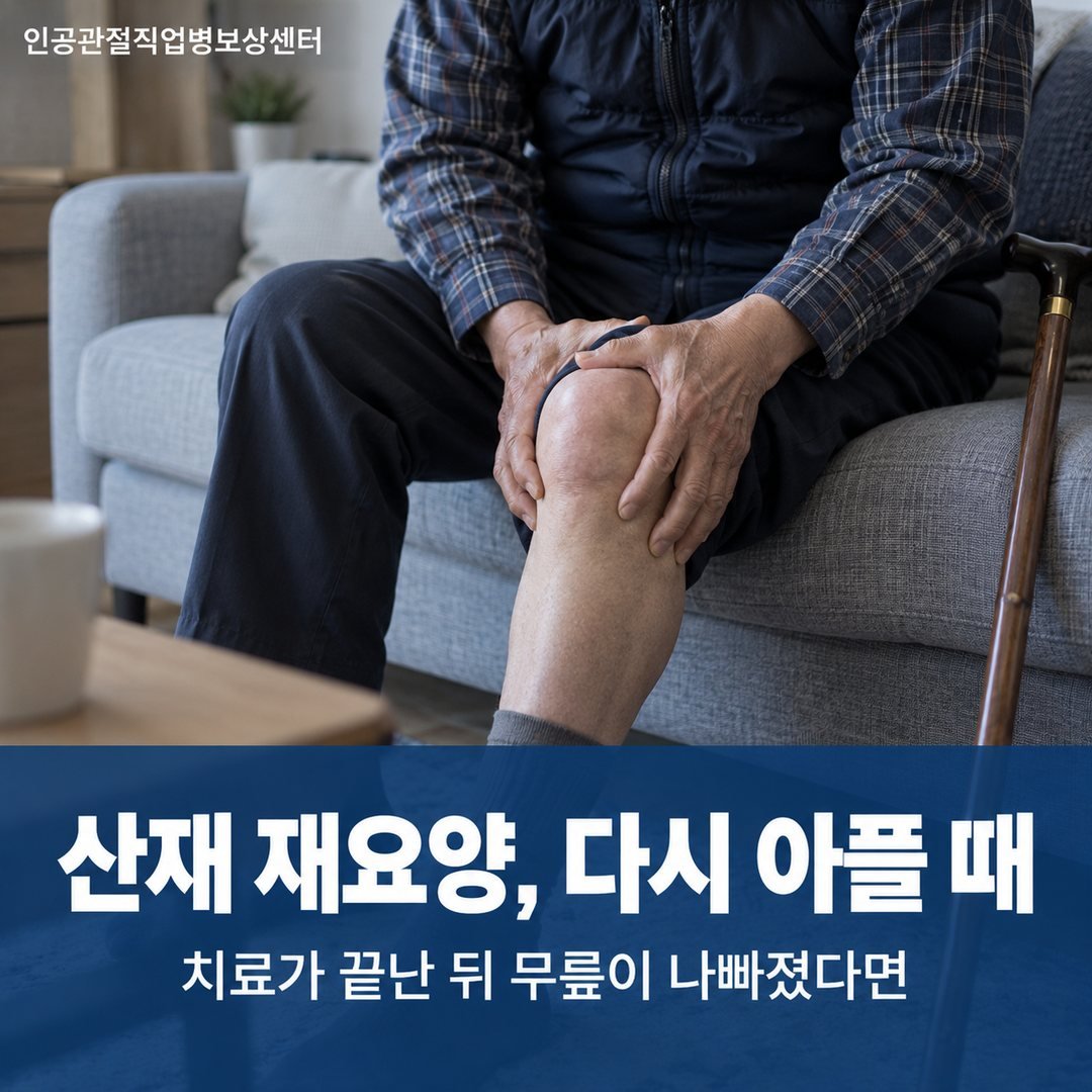 산재 재요양, 다시 아플 때 - 치료가 끝난 뒤 무릎이 나빠졌다면