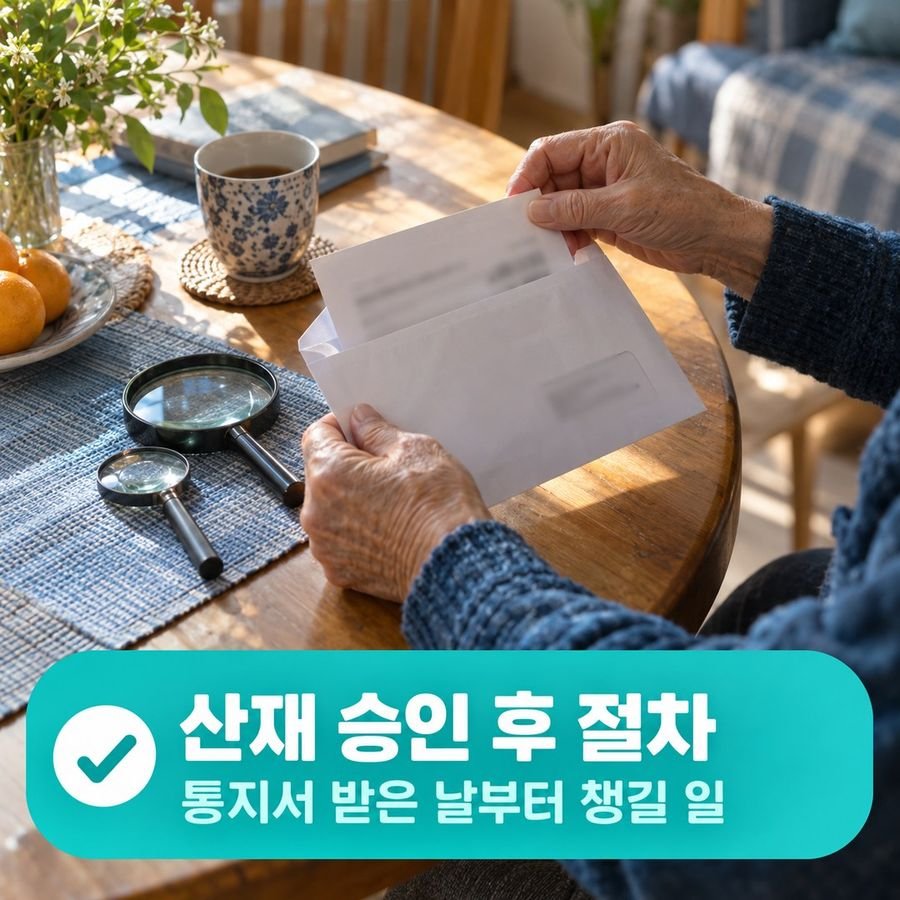 산재 승인 후 절차 - 통지서 받은 날부터 챙길 일