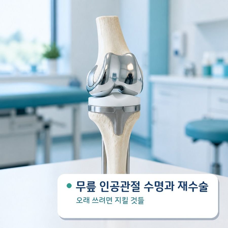 무릎 인공관절 수명과 재수술 - 오래 쓰려면 지킬 것들